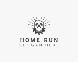 Home Axe Circular Saw logo design