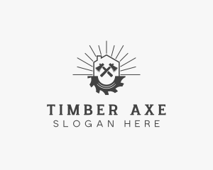 Home Axe Circular Saw logo design