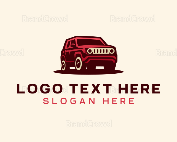 Car SUV Garage Logo