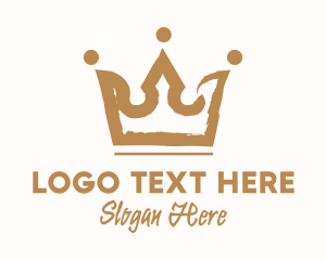 Symbol - Brown Royal Crown Paint logo design