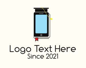 Mobile - Online Mobile Learning logo design