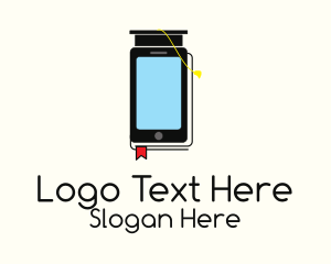 Online Mobile Learning  Logo