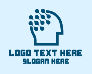 Neurologist - Medical Brain Technology logo design