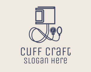 Cuff - Minimalist Blood Pressure Cuff logo design