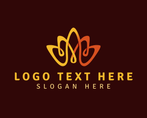 Stylish - Royal Crown Loop logo design