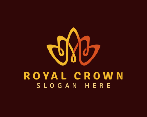 Majesty - Royal Crown Loop logo design