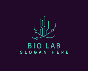 Biology - Biotech Genes Technology logo design