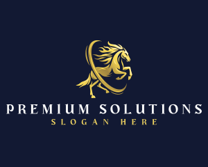 Elite - Premium Horse Equine logo design