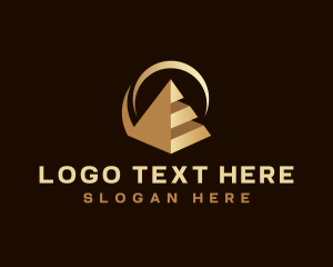 Luxury - Modern Business Pyramid logo design