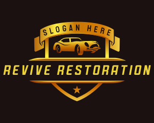Restoration - Race Car Restoration logo design