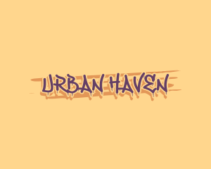 Urban Graffiti Drip  logo design