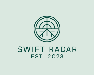 Radar - Minimalist Nature Target logo design