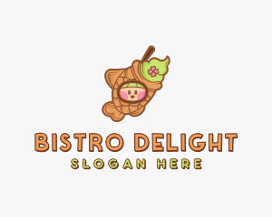 Gourmet Taiyaki Dessert  logo design