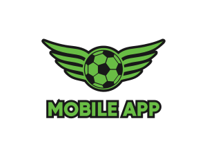 Goal Keeper - Soccer Ball Wings logo design
