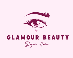 Cosmetic - Woman Eyelashes Cosmetic logo design