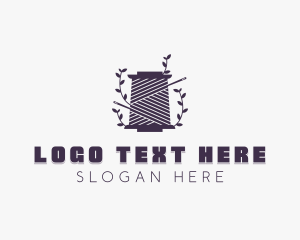 Needle - Sewing Yarn Needle logo design