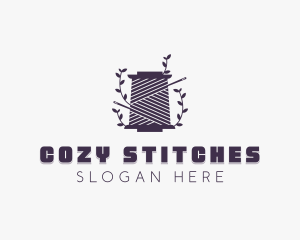 Sewing Yarn Needle logo design