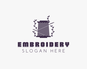 Sewing Yarn Needle logo design