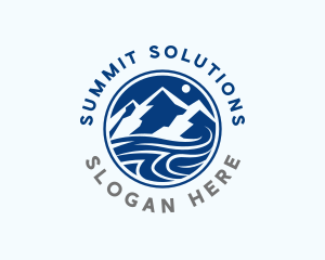 Summit Mountain Adventure logo design