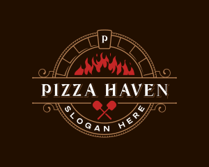 Pizzeria - Pizzeria Oven Restaurant logo design