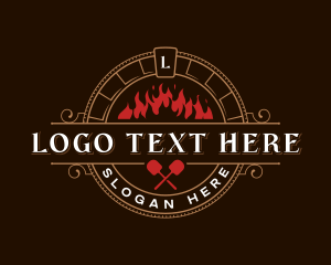 Gastropub - Pizzeria Oven Restaurant logo design