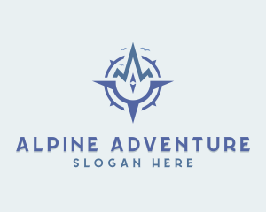 Mountain Adventure Navigation logo design