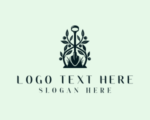 Landscaper - Plant Shovel Landscaping logo design