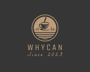 Macchiato - Coffee Bean Cup logo design