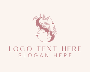 Scents - Elegant Natural Letter S logo design