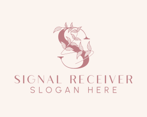 Elegant Natural Letter S logo design