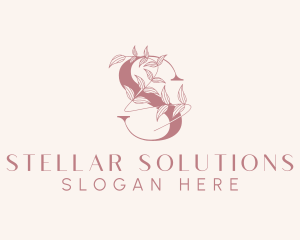 Elegant Natural Letter S logo design