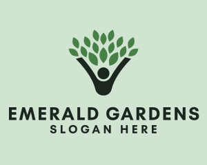 Eco Plant Wellness  logo design