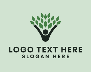 Nature Conservation - Eco Plant Wellness logo design