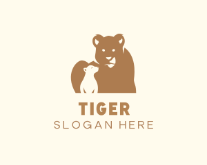 Red Panda - Wild Tiger Zoo logo design
