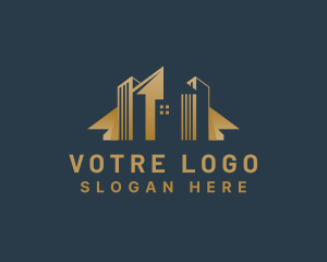 Development - House Building Architecture Developer logo design