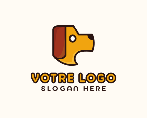 Domesticated Animal - Puppy Dog Pet logo design