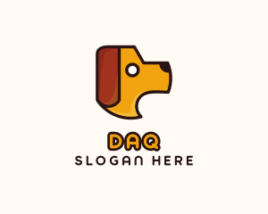 Red Dog - Puppy Dog Pet logo design