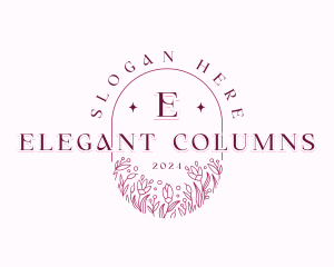 Elegant Flower Boutique logo design