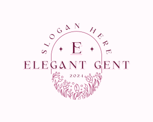 Elegant Flower Boutique logo design