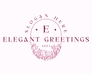 Elegant Flower Boutique logo design