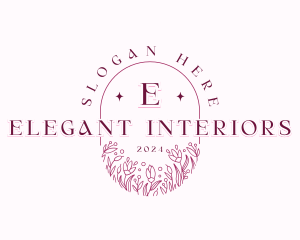 Elegant Flower Boutique logo design