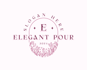 Elegant Flower Boutique logo design