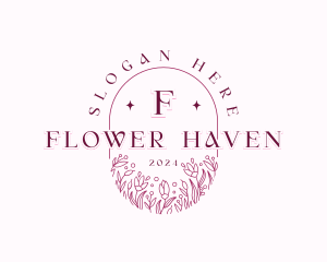 Elegant Flower Boutique logo design