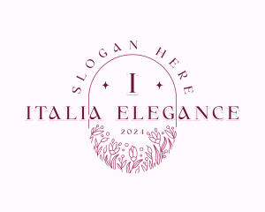 Elegant Flower Boutique logo design