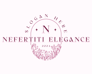 Elegant Flower Boutique logo design