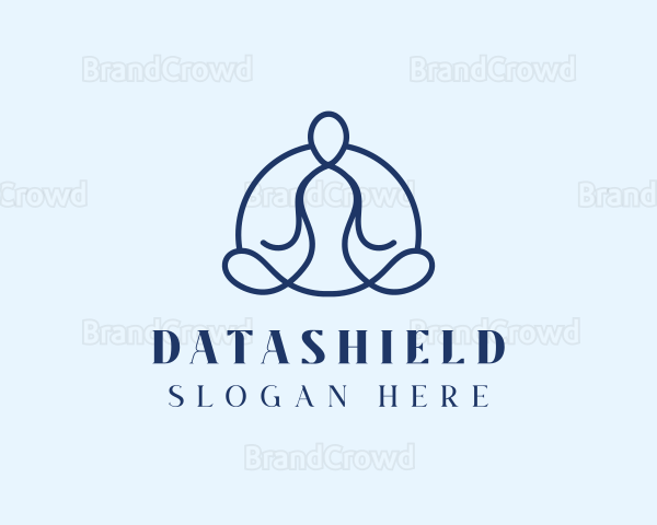 Wellness Yoga Meditation Logo