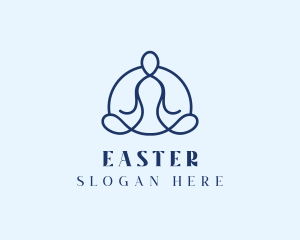 Wellness Yoga Meditation Logo