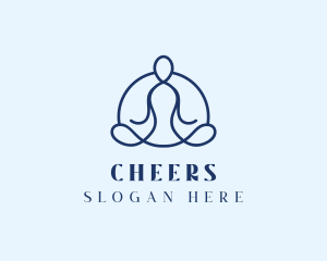 Wellness Yoga Meditation Logo