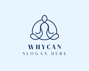 Wellness Yoga Meditation Logo