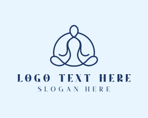 Wellness Yoga Meditation Logo